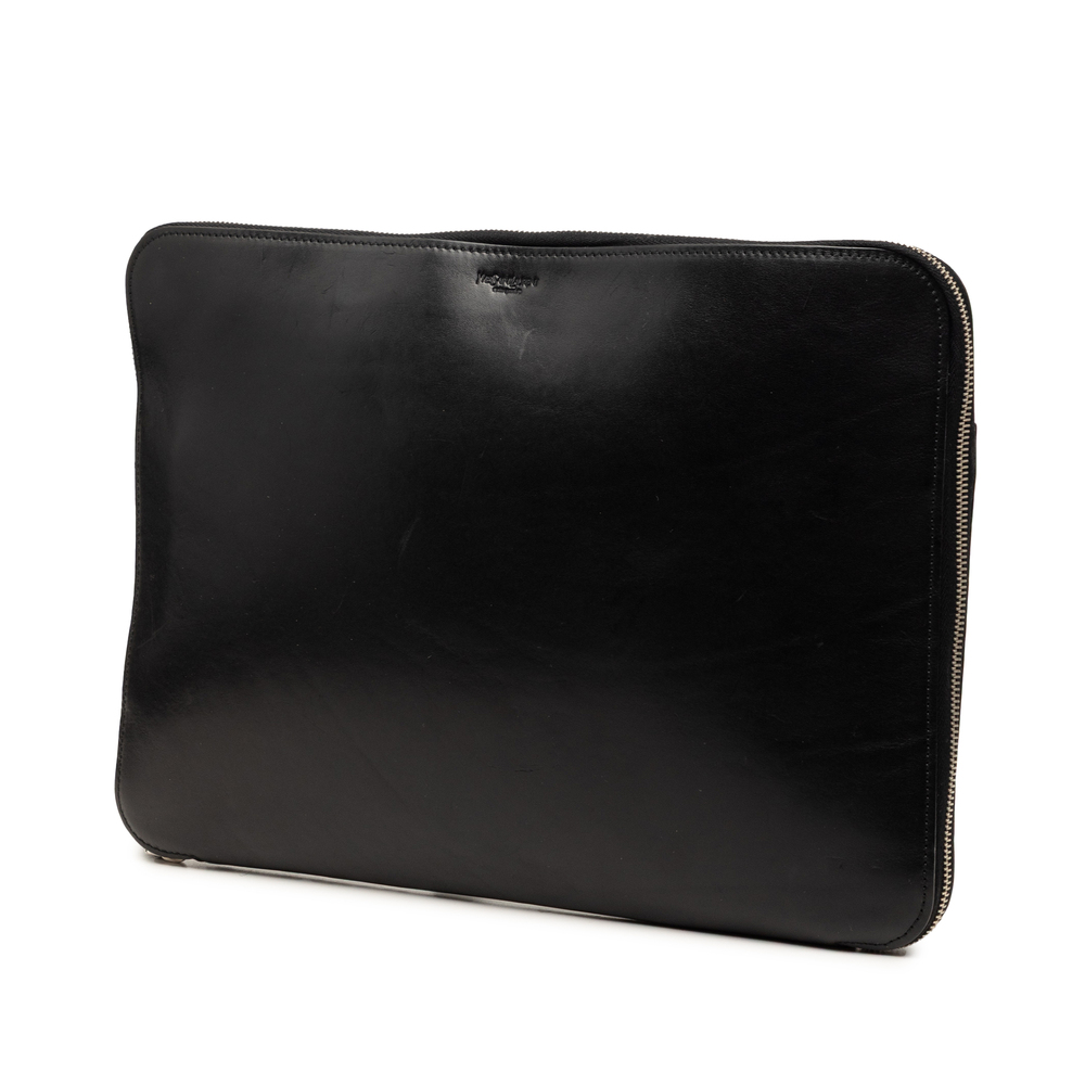 Pre-Loved Saint Laurent Leather Clutch - Picture 2 of 6
